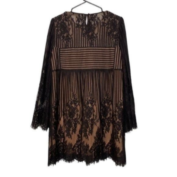 BCBGMAXAZRIA Luann Lace Babydoll Dress - Picture 4 of 7